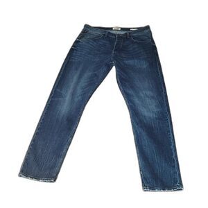 Retro Wrangler Pants Button Closure Regular Tapered 17inch Waist 32inch inseam